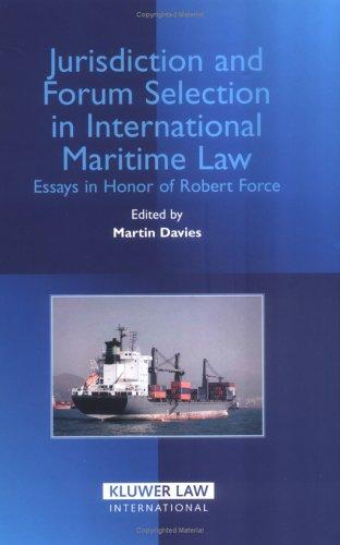 Cover for Jurisdiction and forum selection in international maritime law