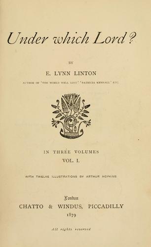 Cover for Under which Lord?