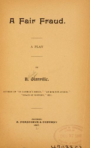 Cover for fair fraud.