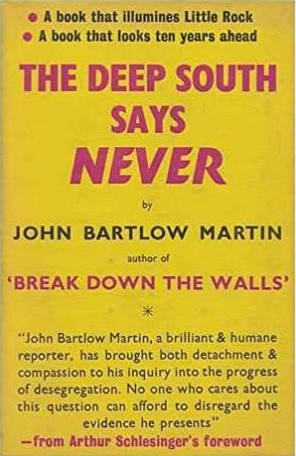 Cover for The Deep South says "never"