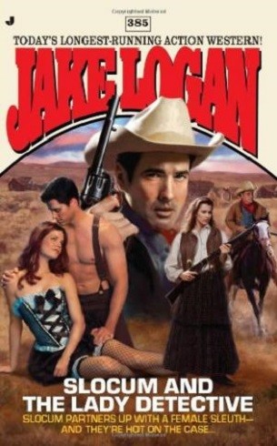 Cover for Slocum and the lady detective