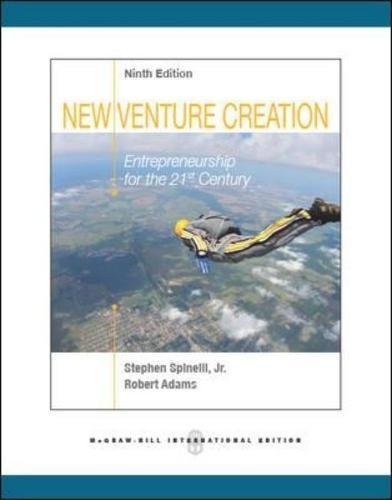 Cover for New Venture Creation: Entrepreneurship for the 21st Century (Int'l Ed)