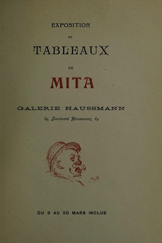 Cover for Exposition de tableaux de Mita