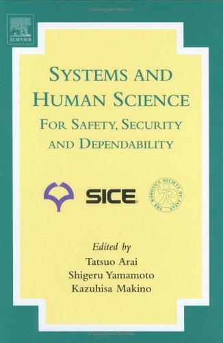 Cover for Systems and Human Science - For Safety, Security and Dependability