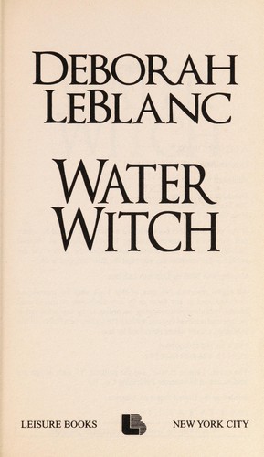 Cover for Water witch