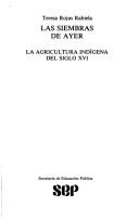 Cover for Las siembras de ayer