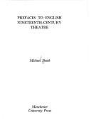 Cover for Prefaces to English nineteenth-century theatre