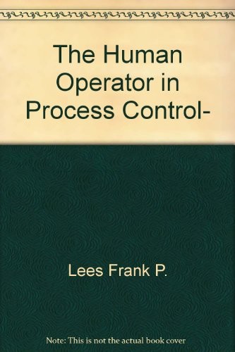 Cover for The human operator in process control