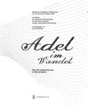 Cover for Adel im Wandel