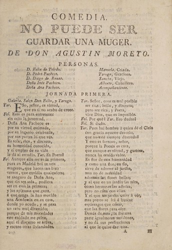Cover for No puede ser guardar una muger