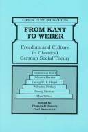 Cover for From Kant to Weber