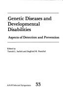 Cover for Genetic diseases and developmental disabilities