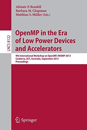 Cover for OpenMP in the Era of Low Power Devices and Accelerators