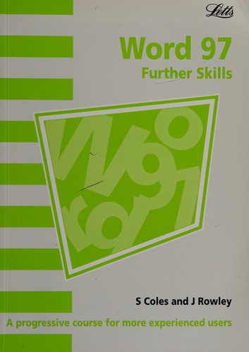 Cover for Microsoft Word 97 (Software Guide)
