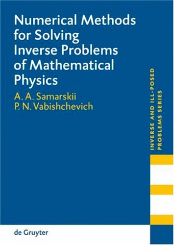 Cover for Numerical methods for solving inverse problems of mathematical physics