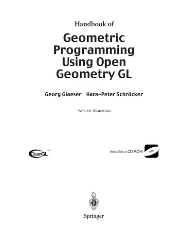 Cover for Handbook of Geometric Programming Using Open Geometry GL