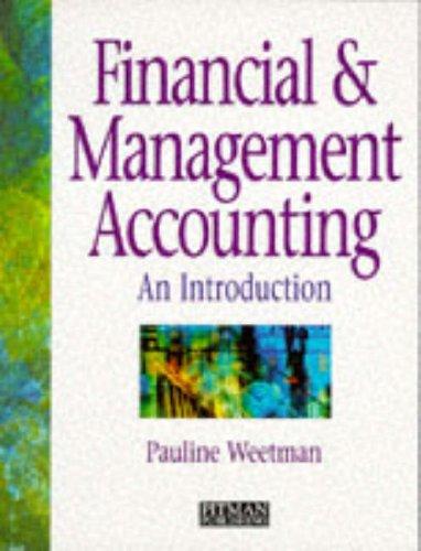 Cover for Financial and Management Accounting