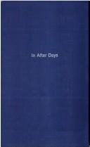 Cover for In After Days