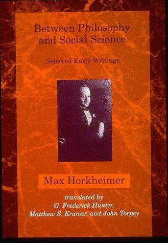 Cover for Between philosophy and social science