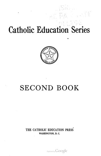 Cover for Catholic Education Series