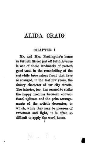 Cover for Alida Craig