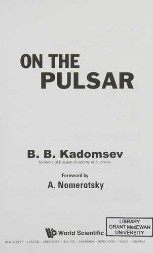 Cover for On the pulsar
