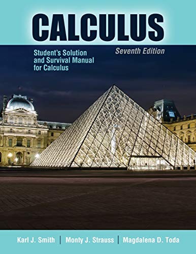 Cover for Student's Solution and Survival Manual for Calculus
