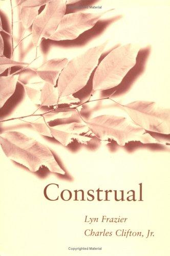 Cover for Construal