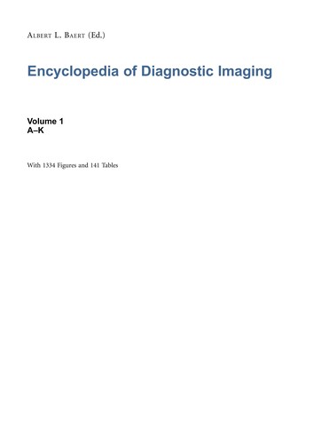 Cover for Encyclopedia of diagnostic imaging