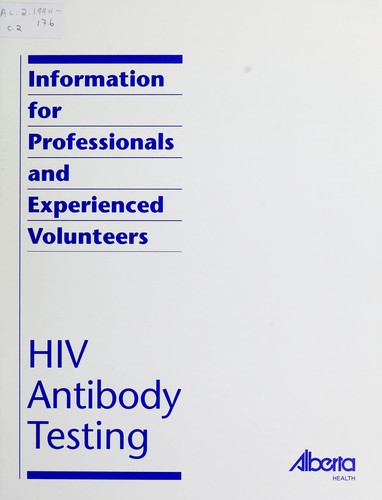 Cover for HIV antibody testing