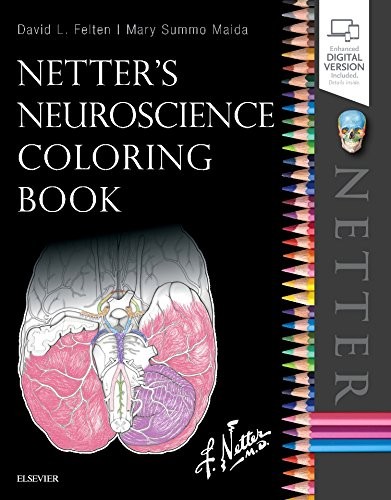Cover for Netter's Neuroscience Coloring Book
