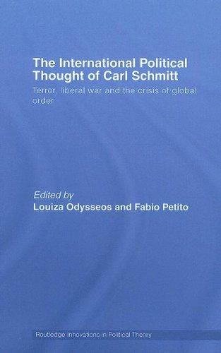 Cover for The International Political thought of Carl Schmitt