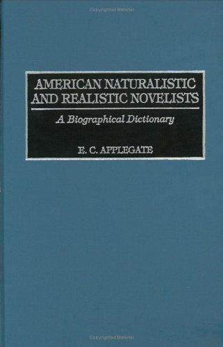 Cover for American Naturalistic and Realistic Novelists