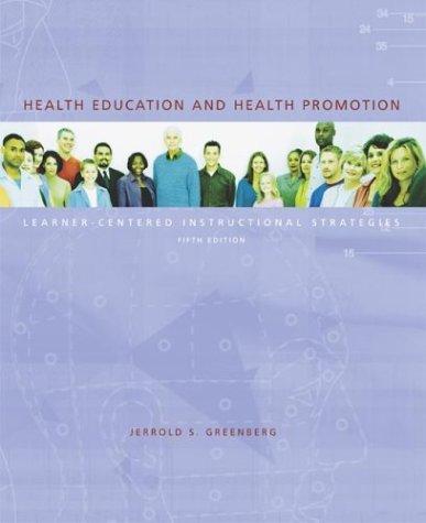 Cover for Health Education and Health Promotion