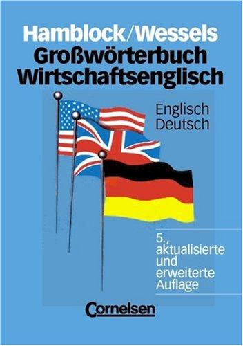 Cover for Grosswörterbuch Wirtschaftsenglisch