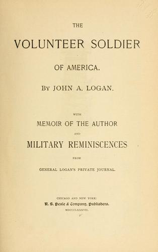 Cover for The volunteer soldier of America.