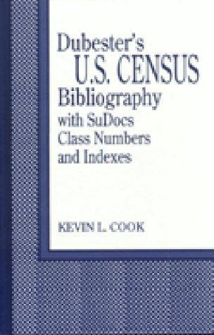 Cover for Dubester's U.S. census bibliography with SuDocs class numbers and indexes