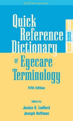 Cover for Quick Reference Dictionary of Eyecare Terminology