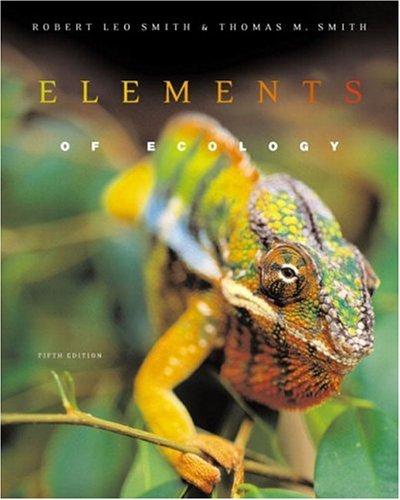 Cover for Elements of Ecology