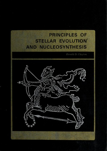 Cover for Principles of stellar evolution and nucleosynthesis