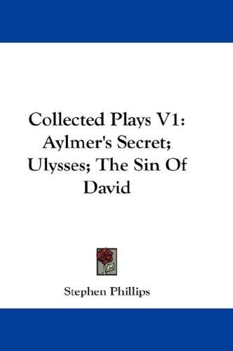 Cover for Collected Plays V1