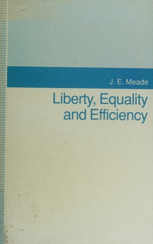 Cover for Liberty, equality and efficiency