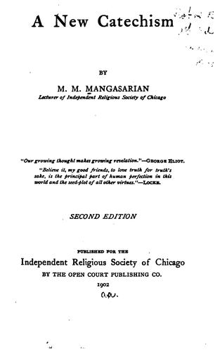 Cover for A New Catechism
