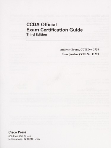 Cover for CCDA official exam certification guide