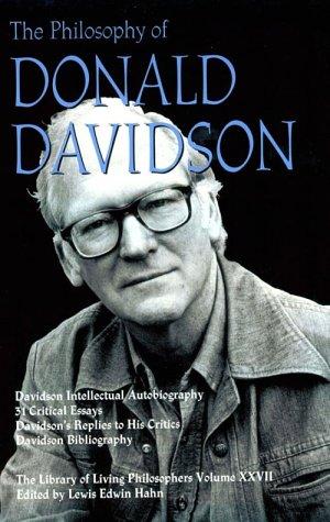 Cover for The Philosophy of Donald Davidson