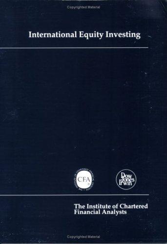 Cover for International equity investing