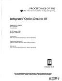 Cover for Integrated optics devices III