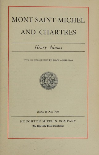 Cover for Mont-saint-michel and chartres