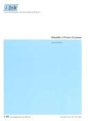 Cover for Reliability of Timber Structures