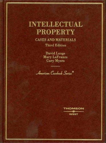 Cover for Intellectual Property, Cases and Materials